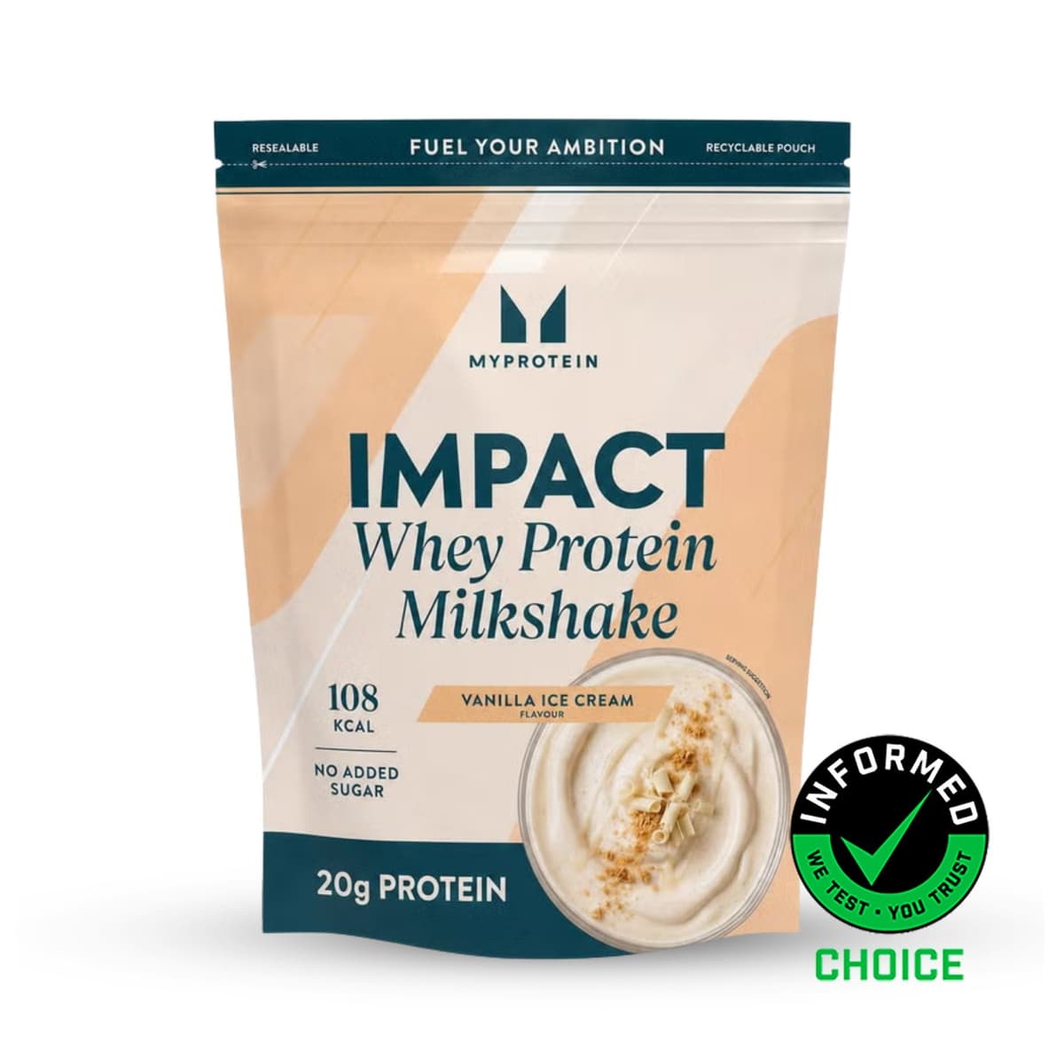 Impact Whey Protein Milchshake