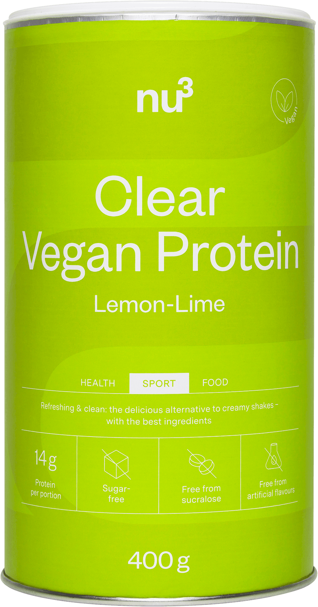 Clear Vegan Protein Lemon