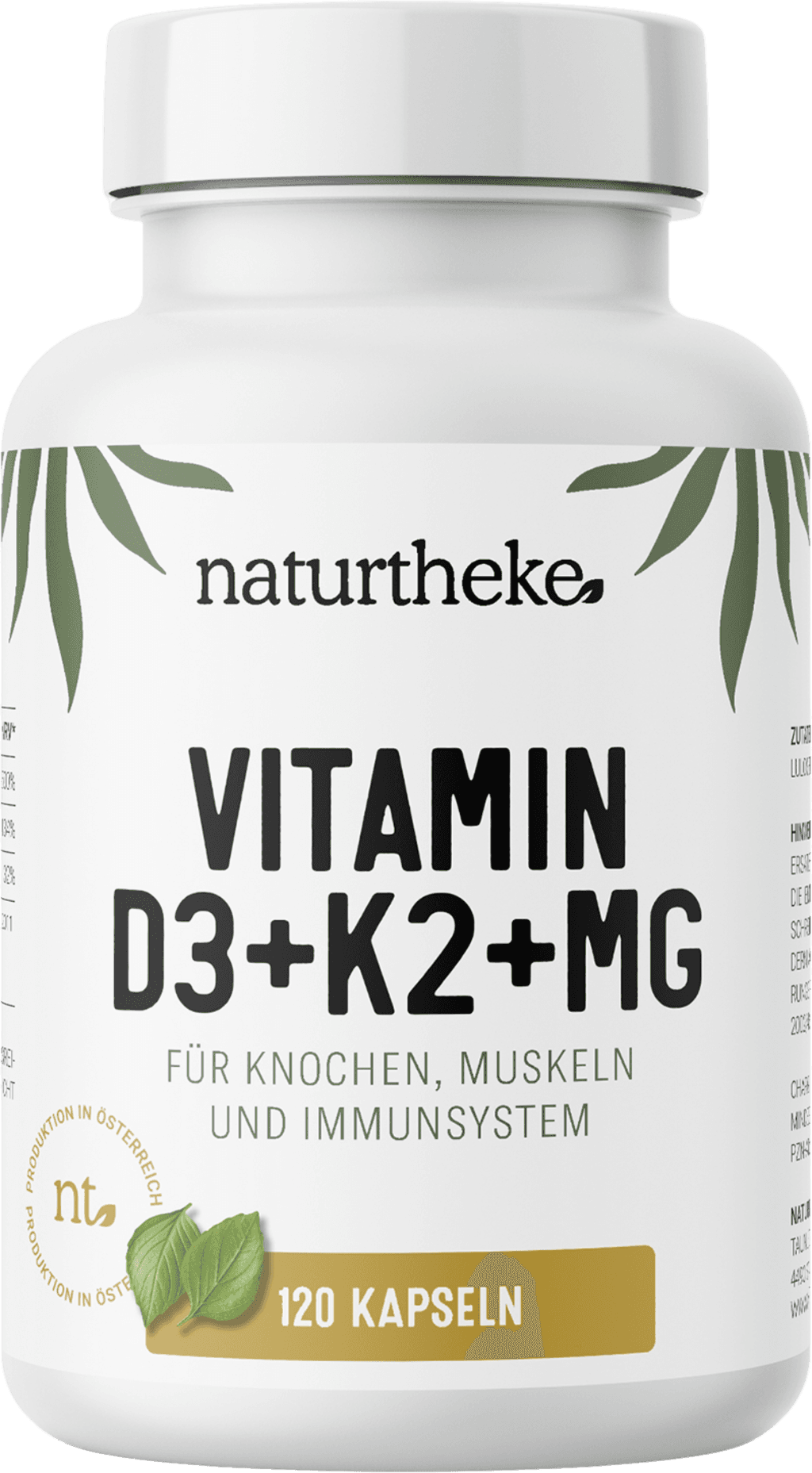 Vitamin D3 + K2 + MG