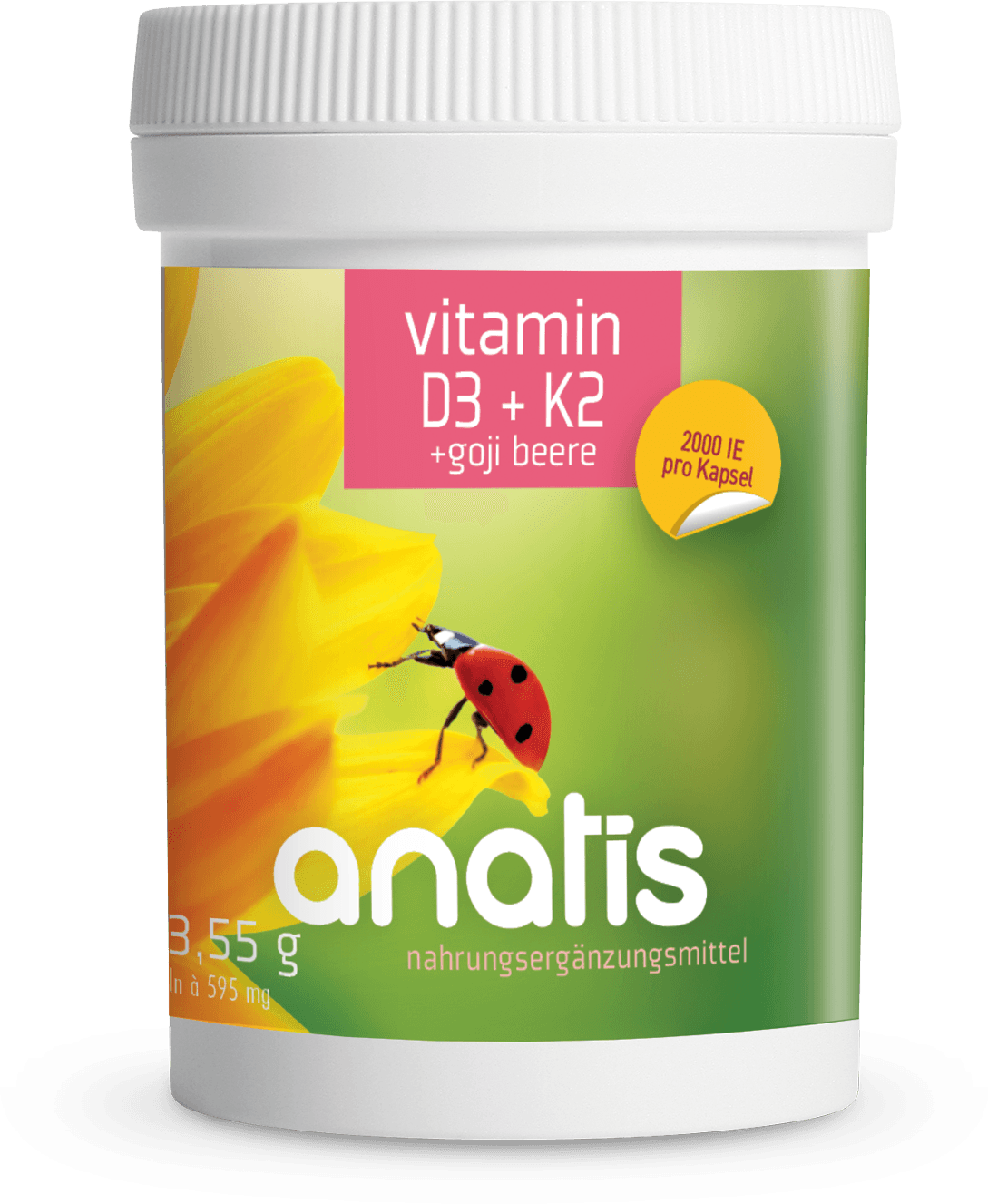 Vitamin D3 + K2 + Goji Beere