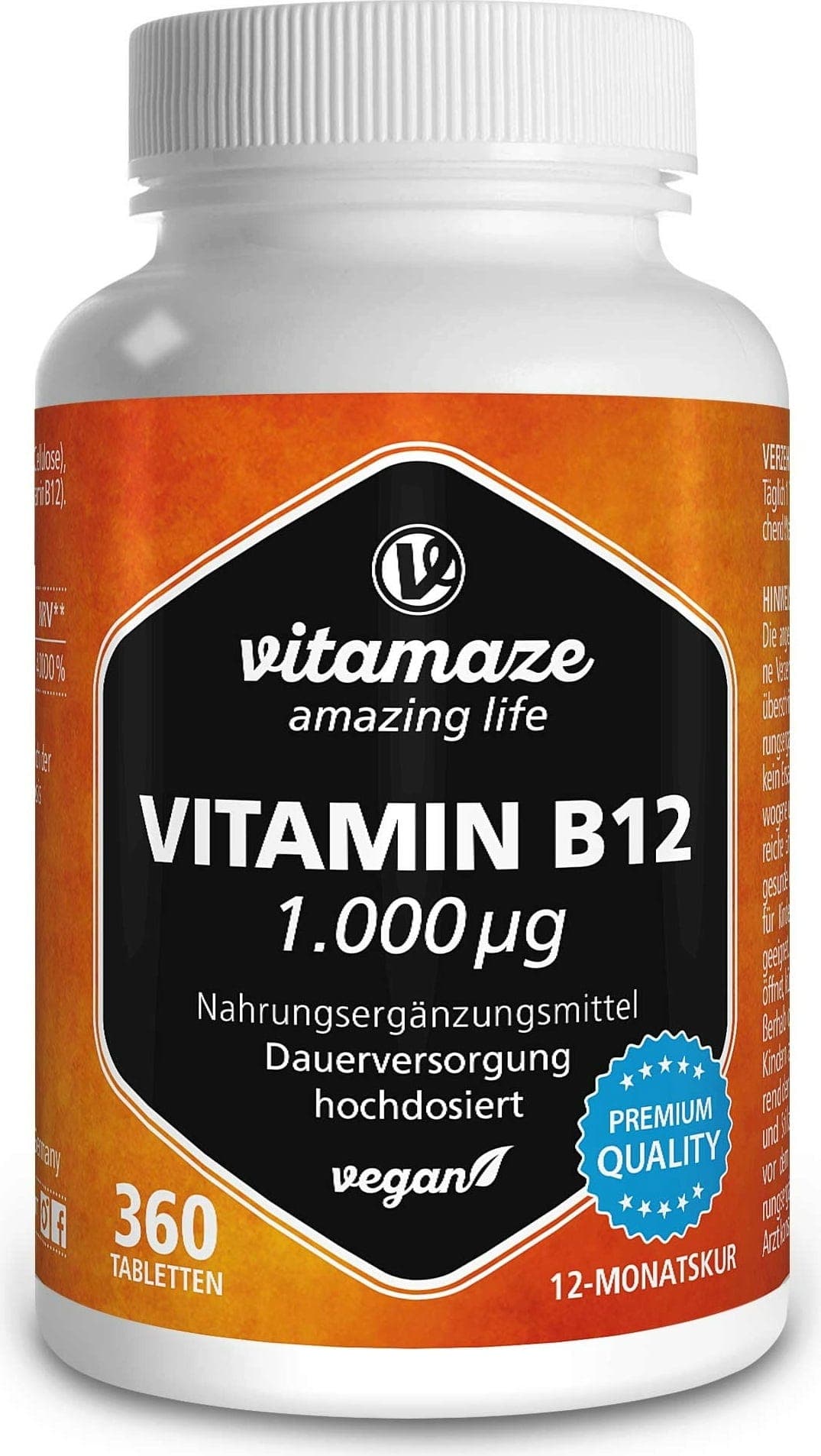 Vitamin B12 1.000 µg hochdosiert