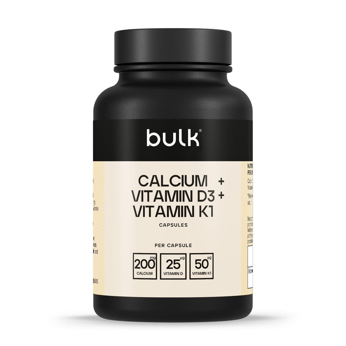 Kalzium + Vitamin D3 + Vitamin K1 Kapseln