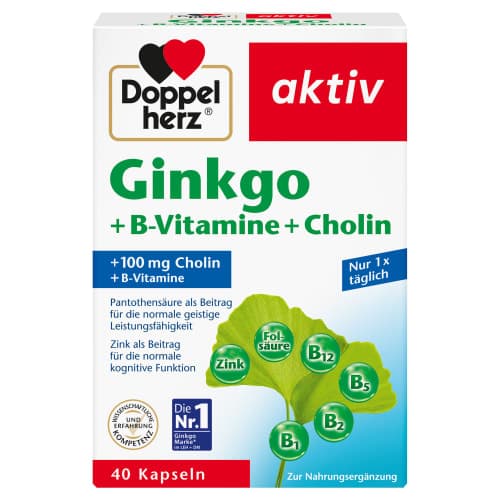 Ginkgo + Vitamin B + Cholin