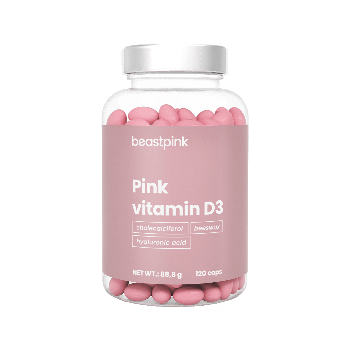 BeastPink Pink Vitamin D3 2000 IU