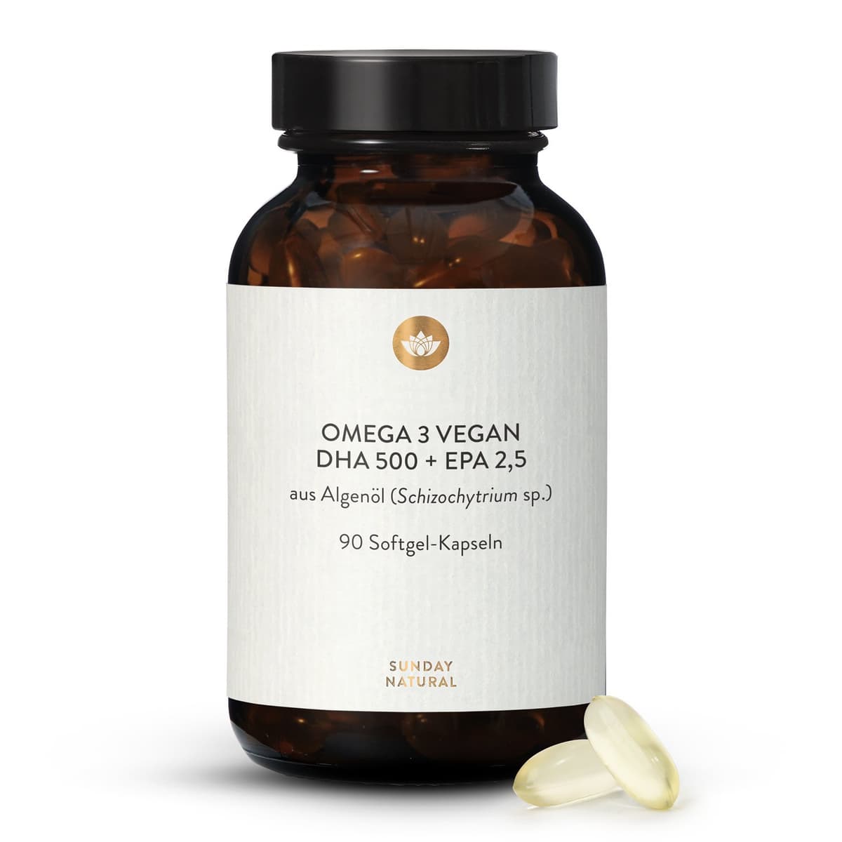 Omega 3 DHA 500 EPA 2,5 Vegan