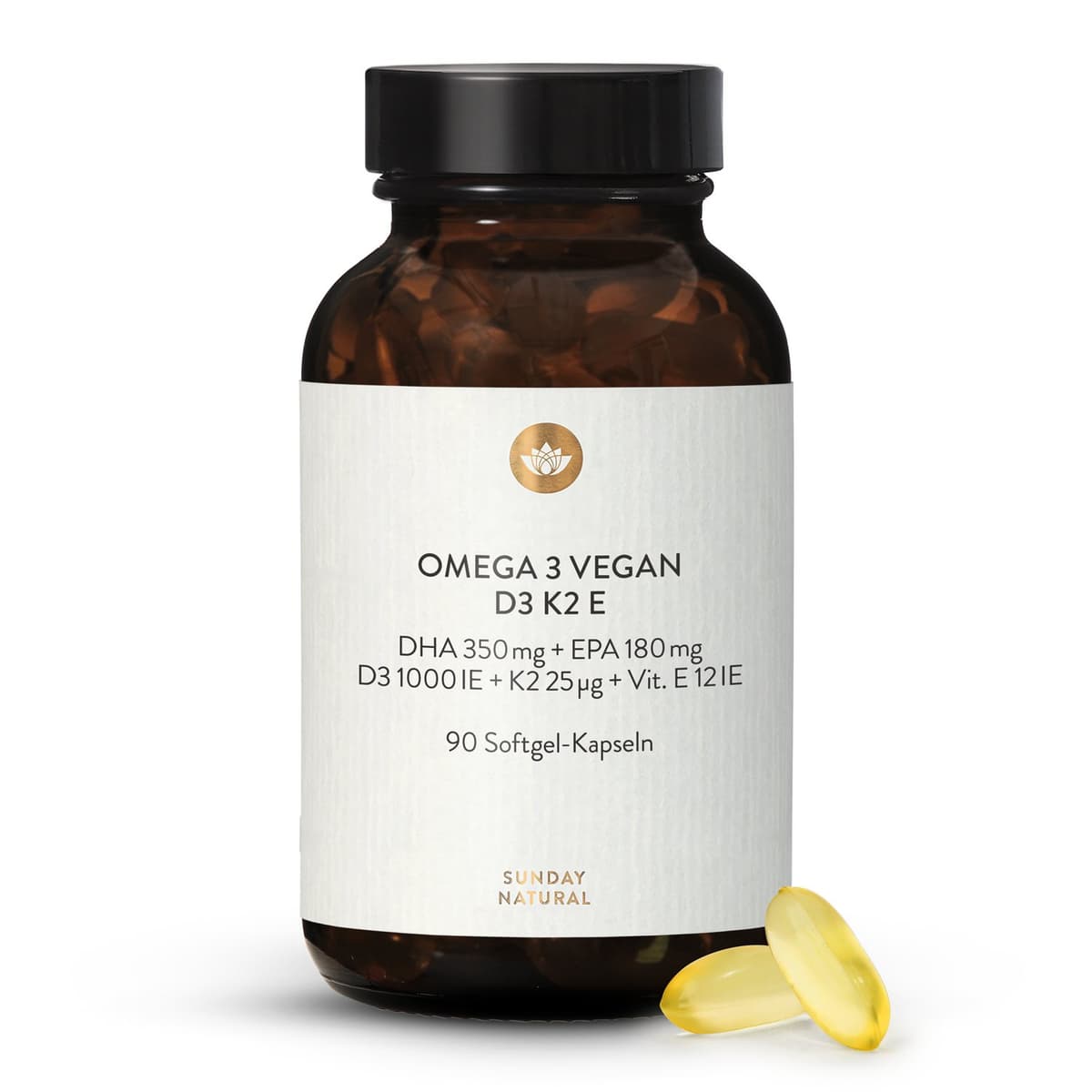 Omega 3 Vitamin D + K2 + E Vegan