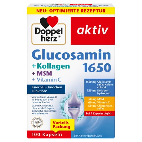 Glucosamin 1650 + Kollagen + MSM