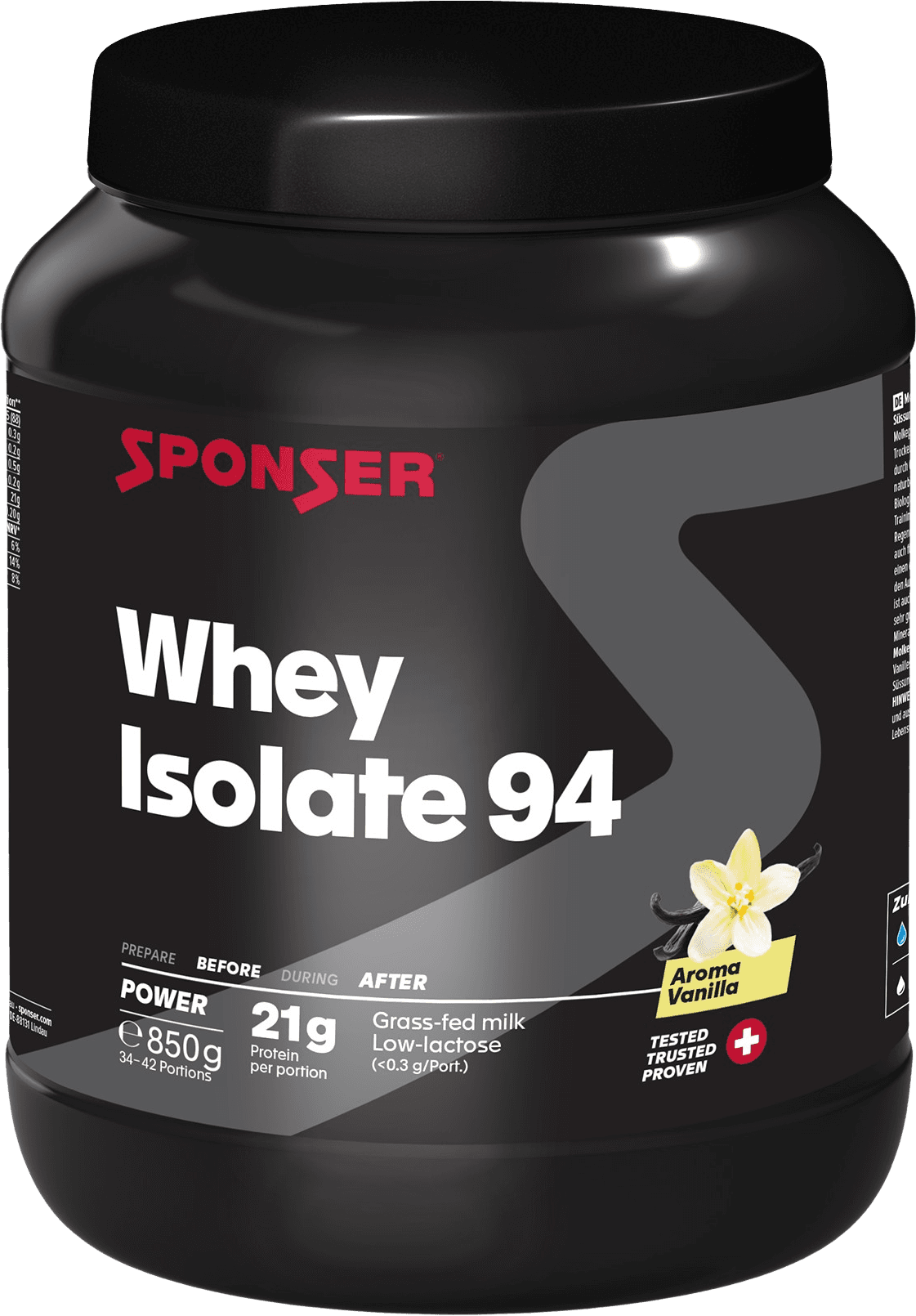Whey Isolate 94 850 g Dose
