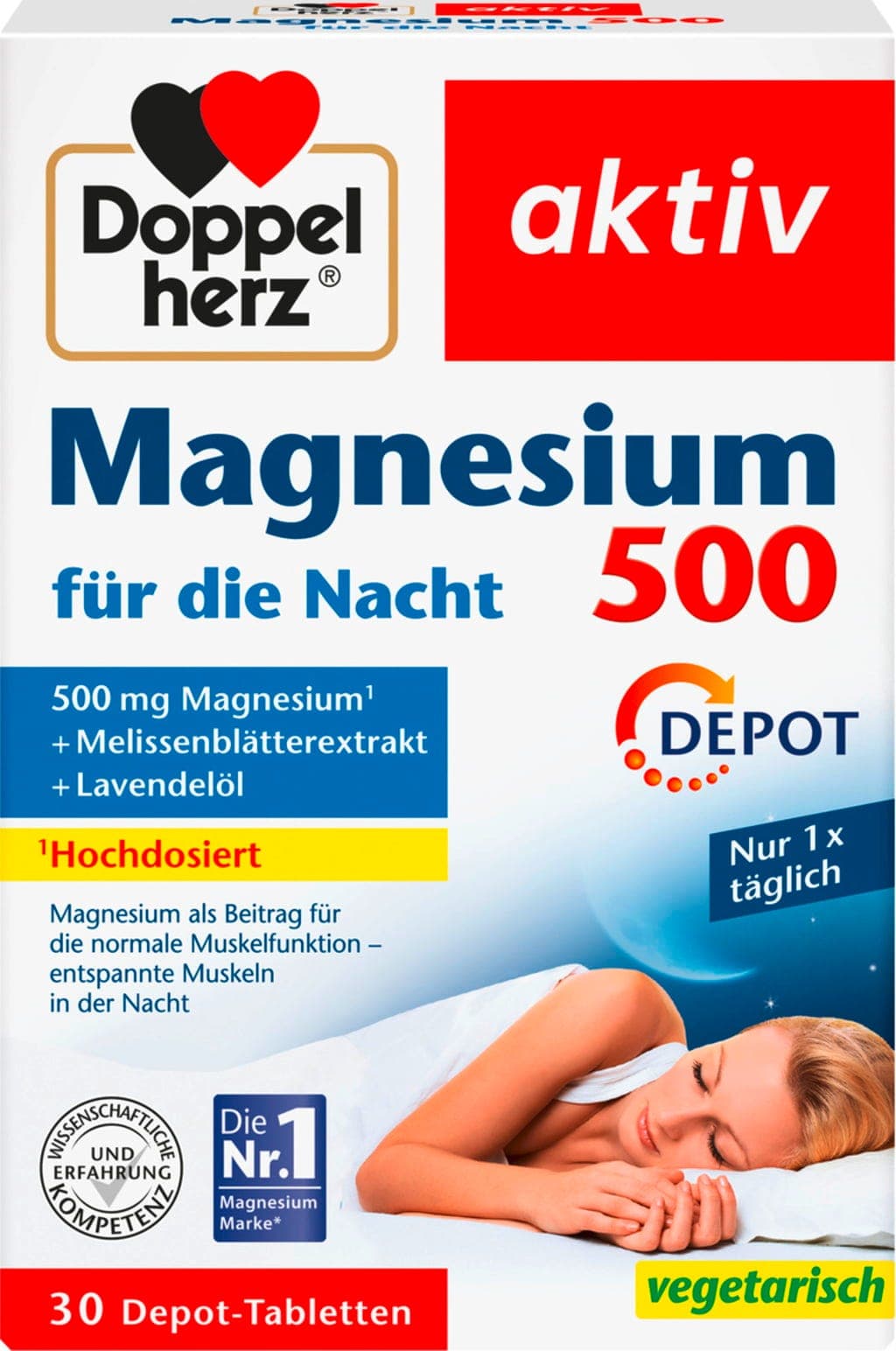 aktiv Magnesium 500 für die Nacht Depot