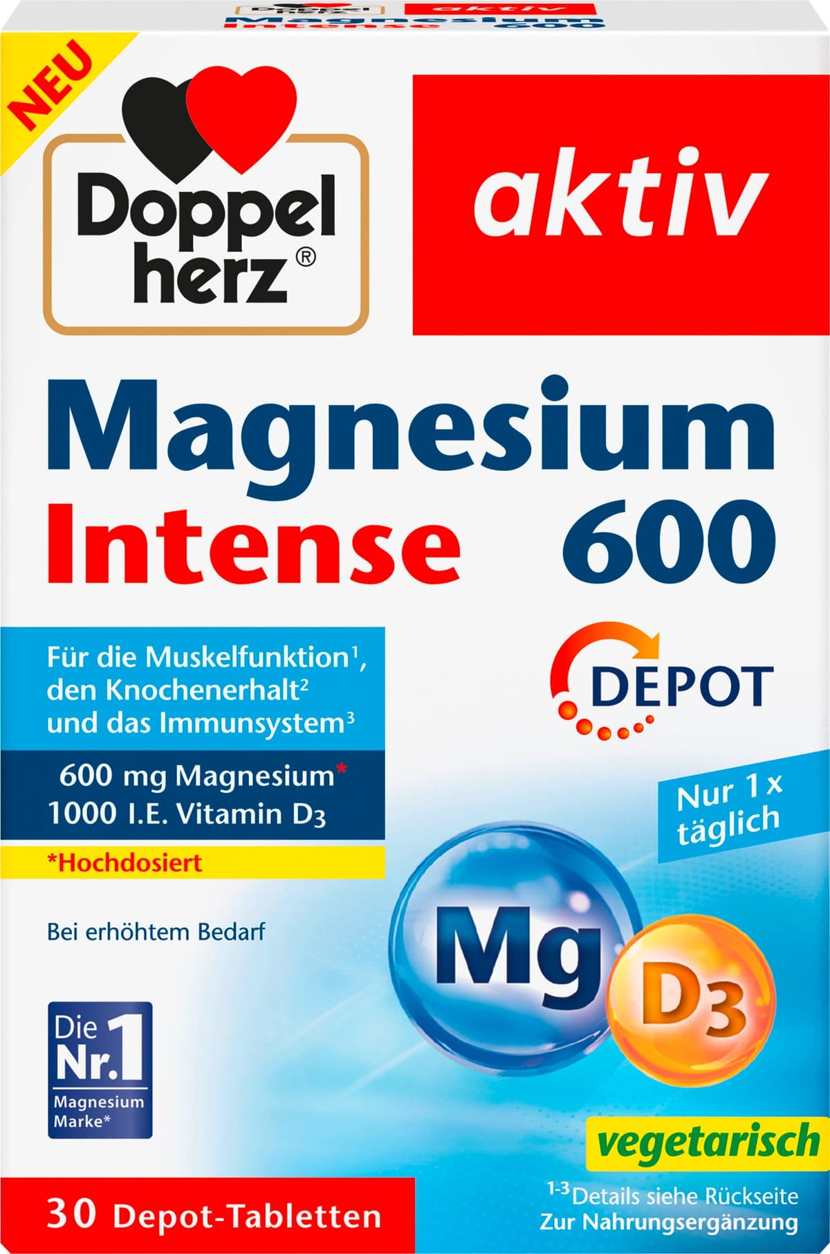aktiv Magnesium Intense 600 Depot